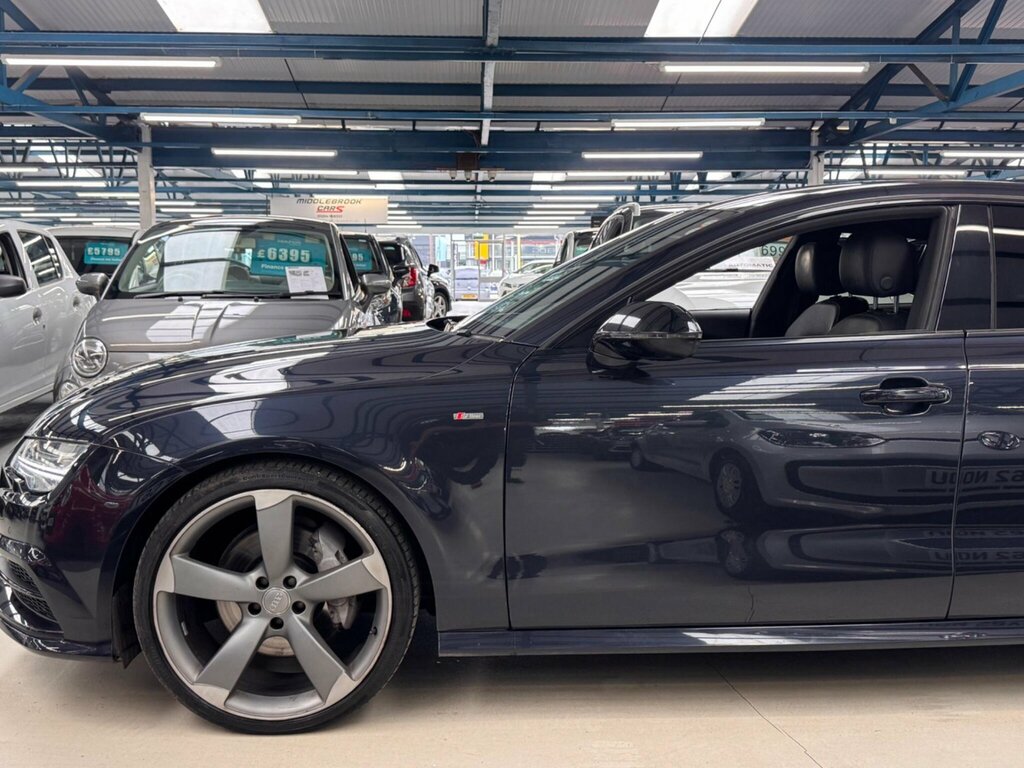 Audi A7 3.0 Tdi V6 Black Edition Sportback S Tronic Quattr Blue #5