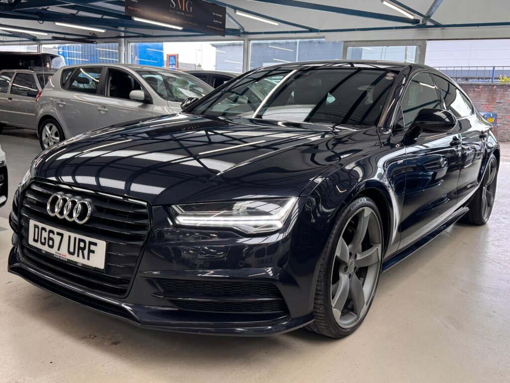 Audi A7 3.0 Tdi V6 Black Edition Sportback S Tronic Quattr Blue #2