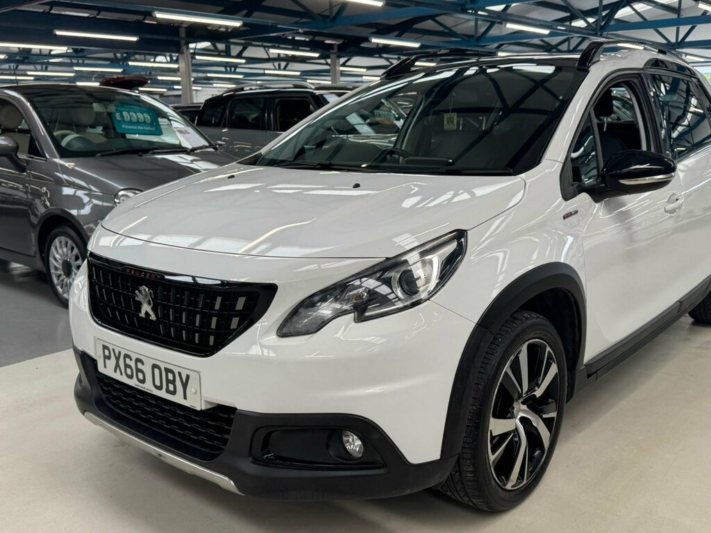 Peugeot 2008 1.2 Puretech Gt Line Eat Euro 6 Ss White #2