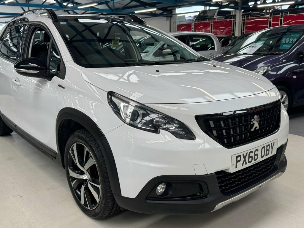 Peugeot 2008 1.2 Puretech Gt Line Eat Euro 6 Ss White #6