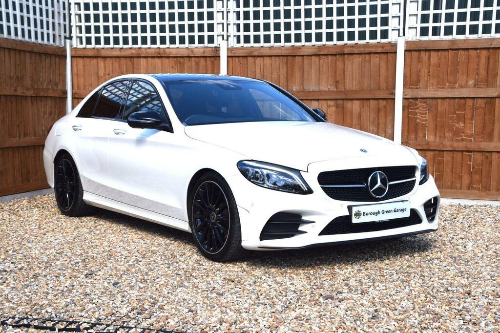 Mercedes-Benz C Class 1.5 C200 Mhev Amg Line Night Edition Premium Plus White
