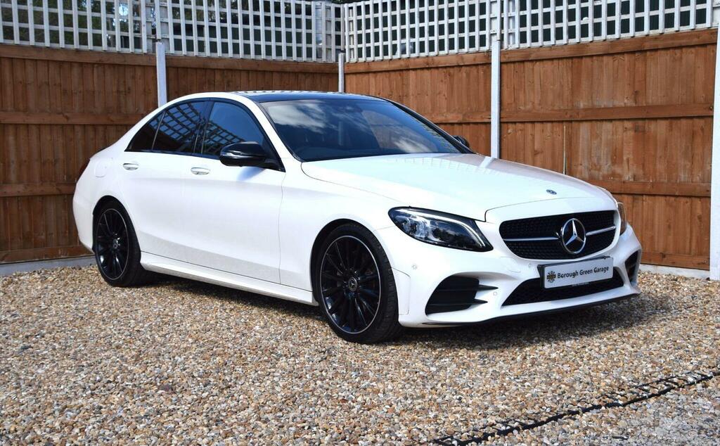 Mercedes-Benz C Class 1.5 C200 Mhev Amg Line Night Edition Premium Plus White #2