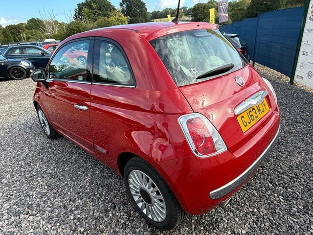 Fiat 500 1.2 Lounge Hatchback Dualogic Euro 6 S Red #6