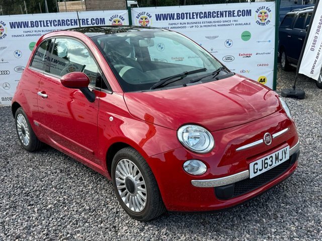Fiat 500 1.2 Lounge Hatchback Dualogic Euro 6 S Red