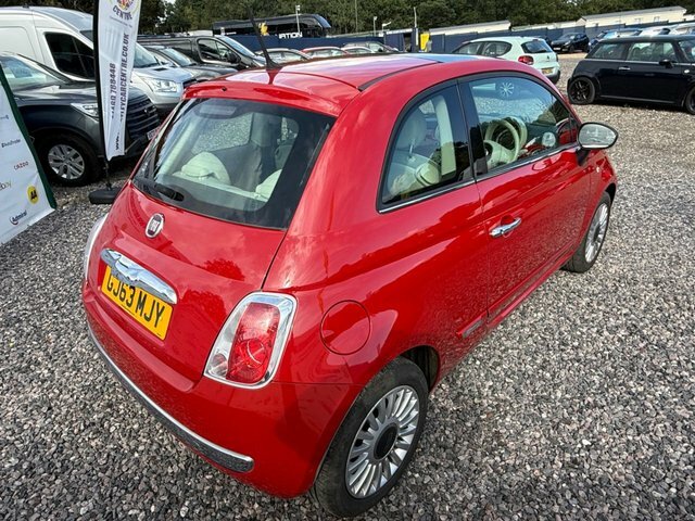 Fiat 500 1.2 Lounge Hatchback Dualogic Euro 6 S Red #3