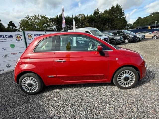 Fiat 500 1.2 Lounge Hatchback Dualogic Euro 6 S Red #2