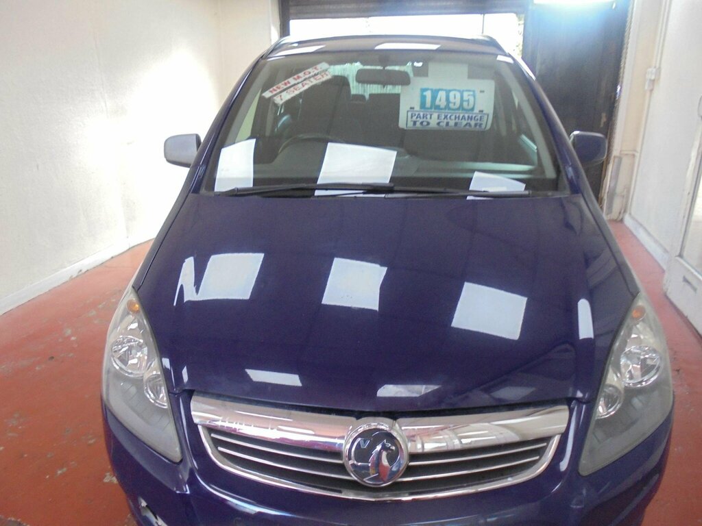 Vauxhall Zafira 1.6 16V Exclusiv Euro 5 Blue #3