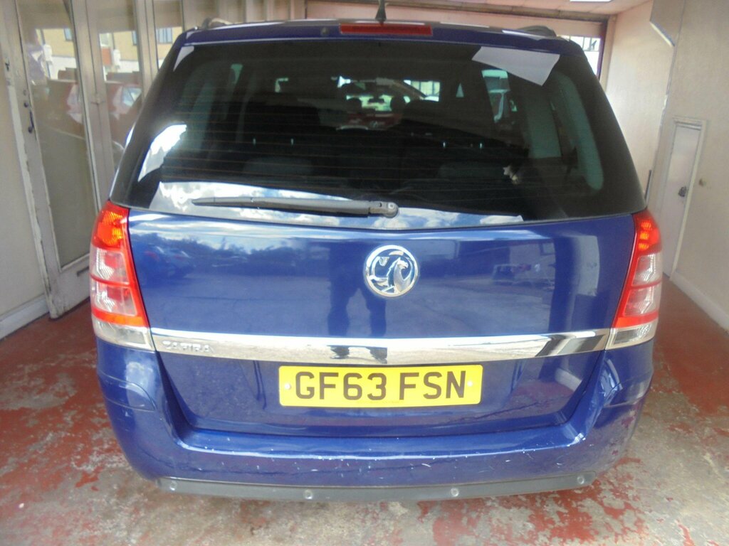 Vauxhall Zafira 1.6 16V Exclusiv Euro 5 Blue #4