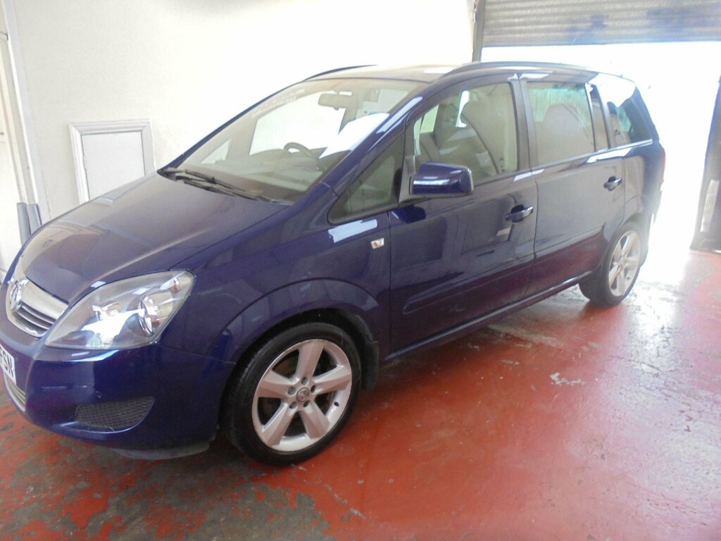 Vauxhall Zafira 1.6 16V Exclusiv Euro 5 Blue #2