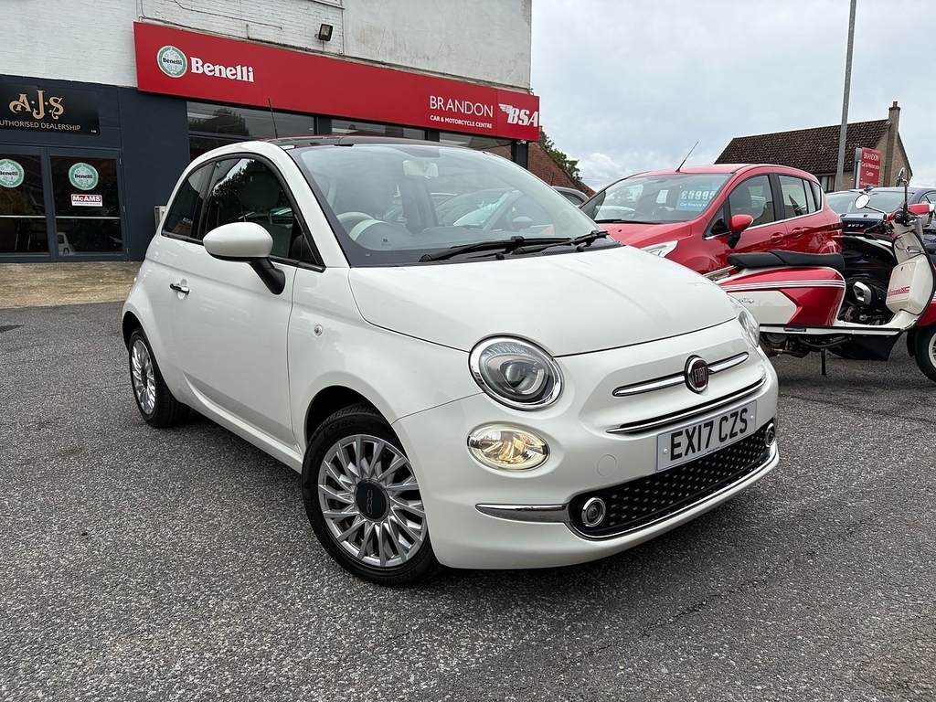 Fiat 500 Lounge White
