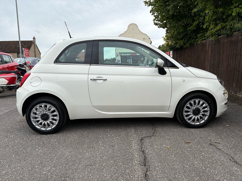 Fiat 500 Lounge White #6