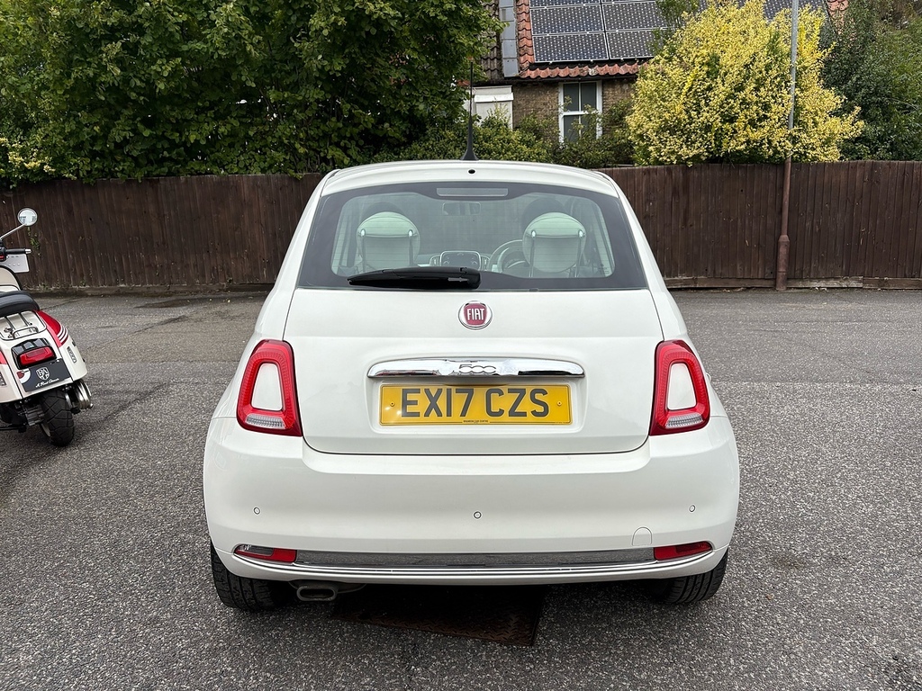 Fiat 500 Lounge White #4