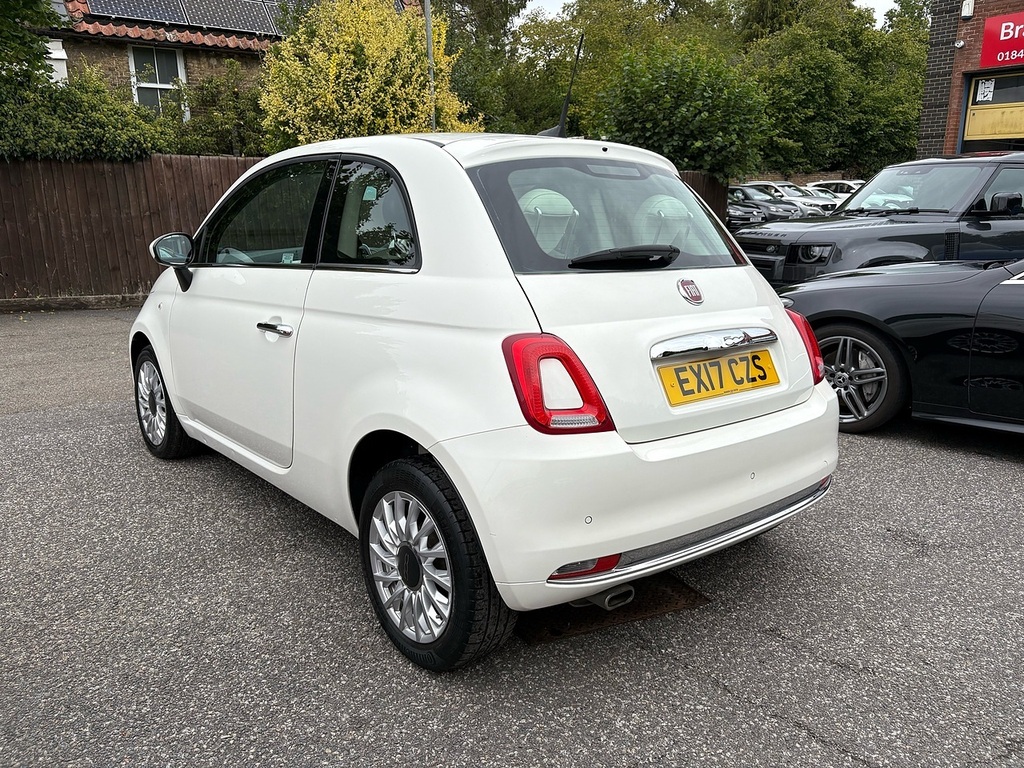 Fiat 500 Lounge White #3