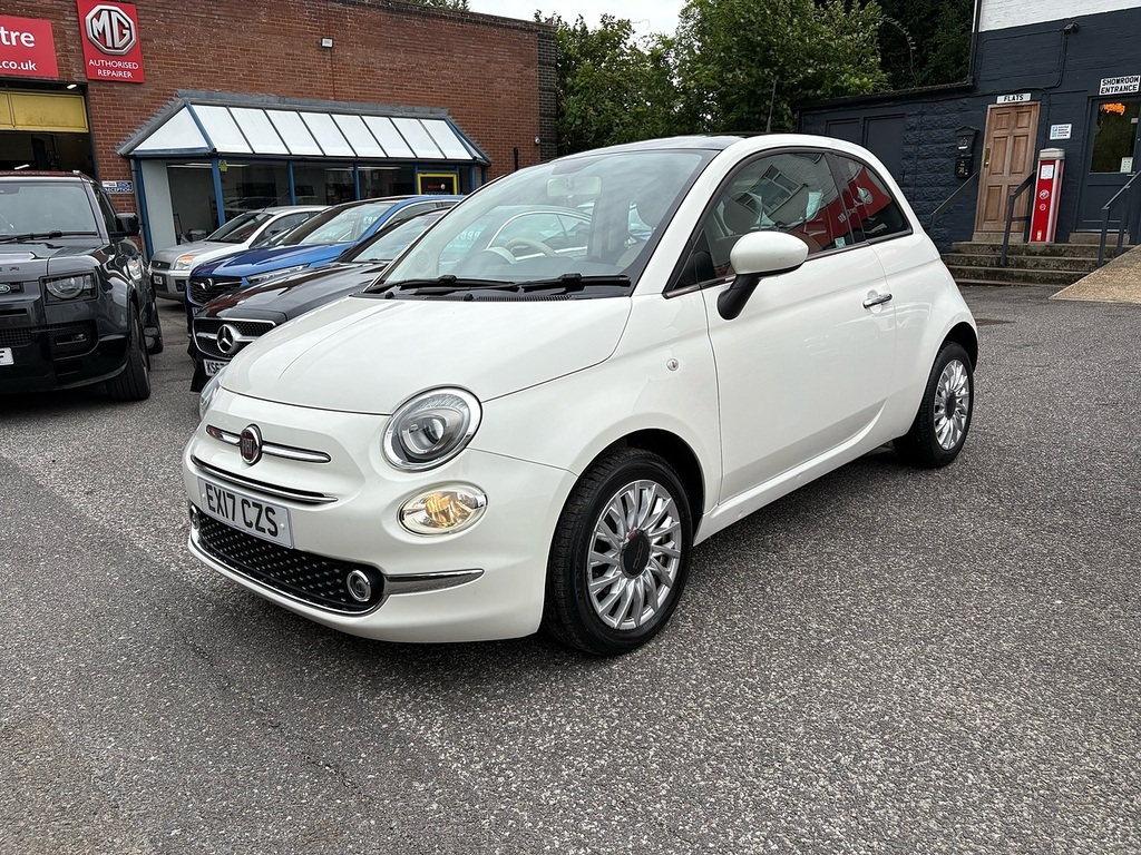 Fiat 500 Lounge White #2