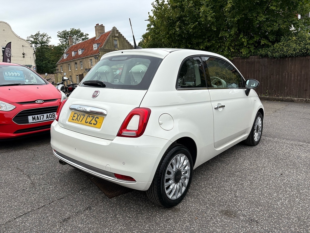 Fiat 500 Lounge White #5