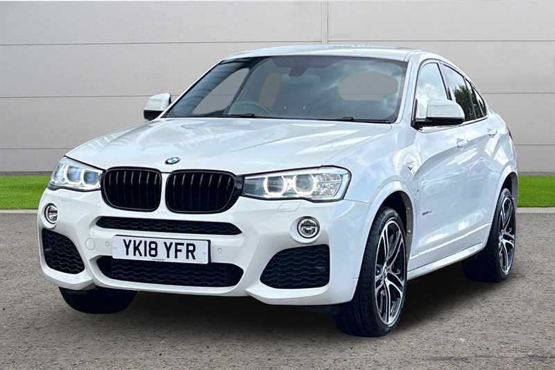 BMW X4 Xdrive35d M Sport Step YK18YFR White