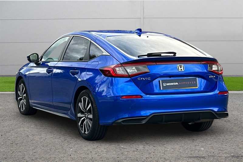Honda Civic 2.0 Ehev Elegance Cvt Blue #3