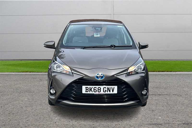 Toyota Yaris 1.5 Hybrid Icon Tech Cvt Brown #5