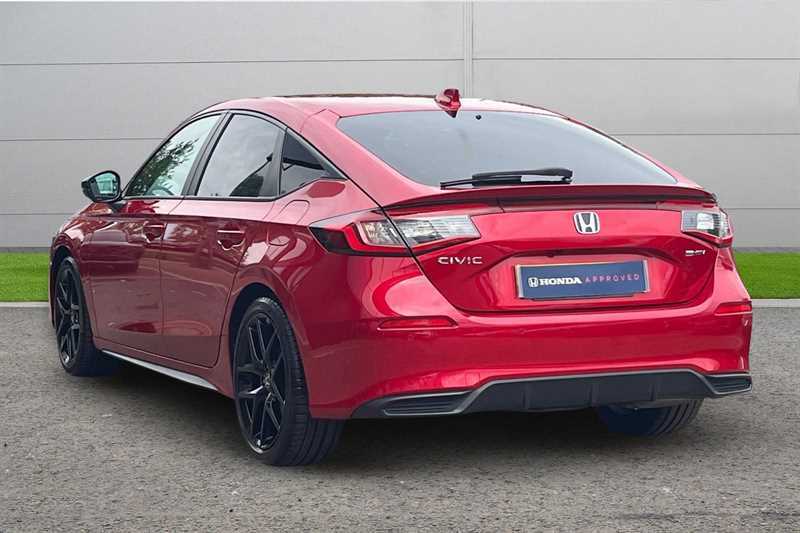 Honda Civic 2.0 Ehev Sport Cvt Red #3