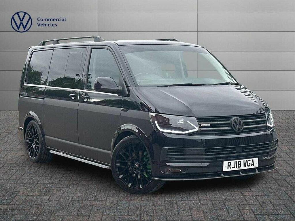 Volkswagen Transporter 2.0 Bitdi Bmt 204 Highline Kombi Van 4Motion Dsg Black