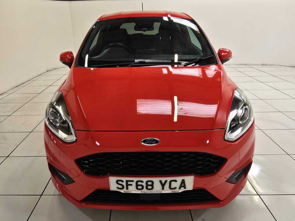 Ford Fiesta 1.0T Ecoboost Gpf St-line Hatchback SF68YCA Red