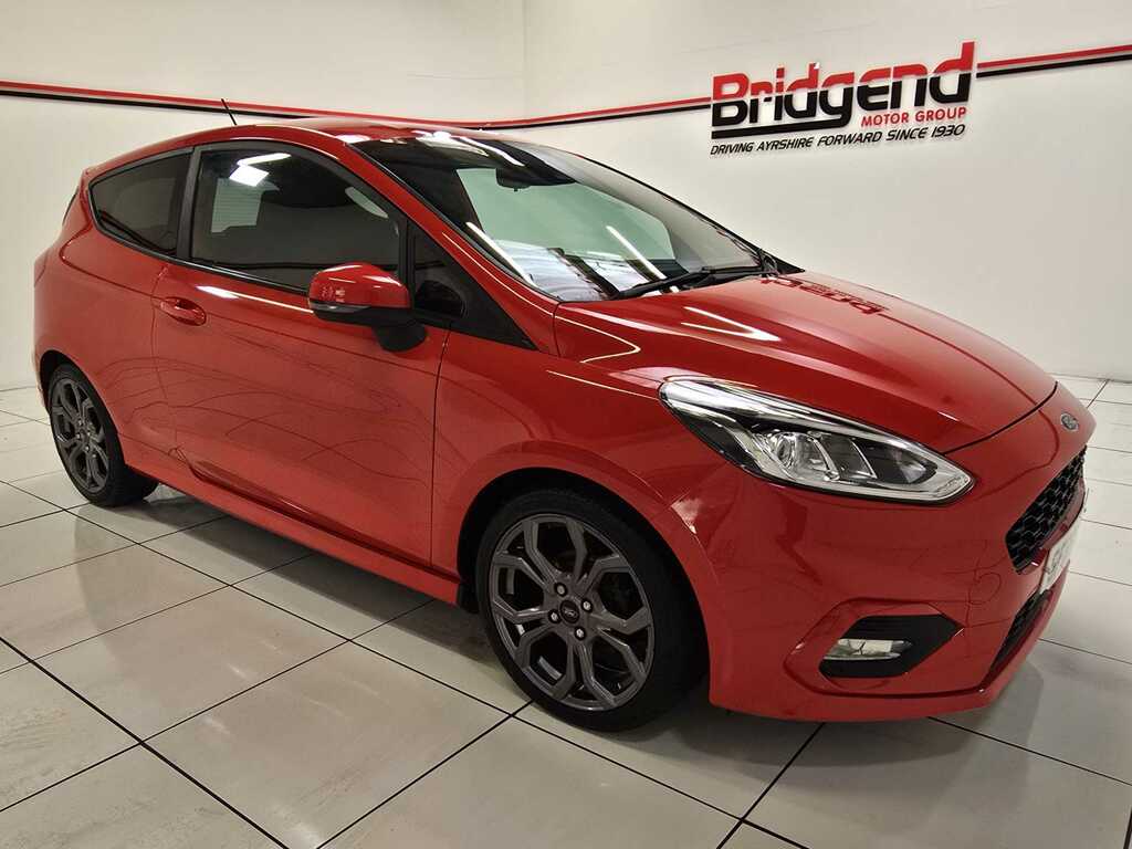 Ford Fiesta 1.0T Ecoboost Gpf St-line Hatchback SF68YCA Red #2