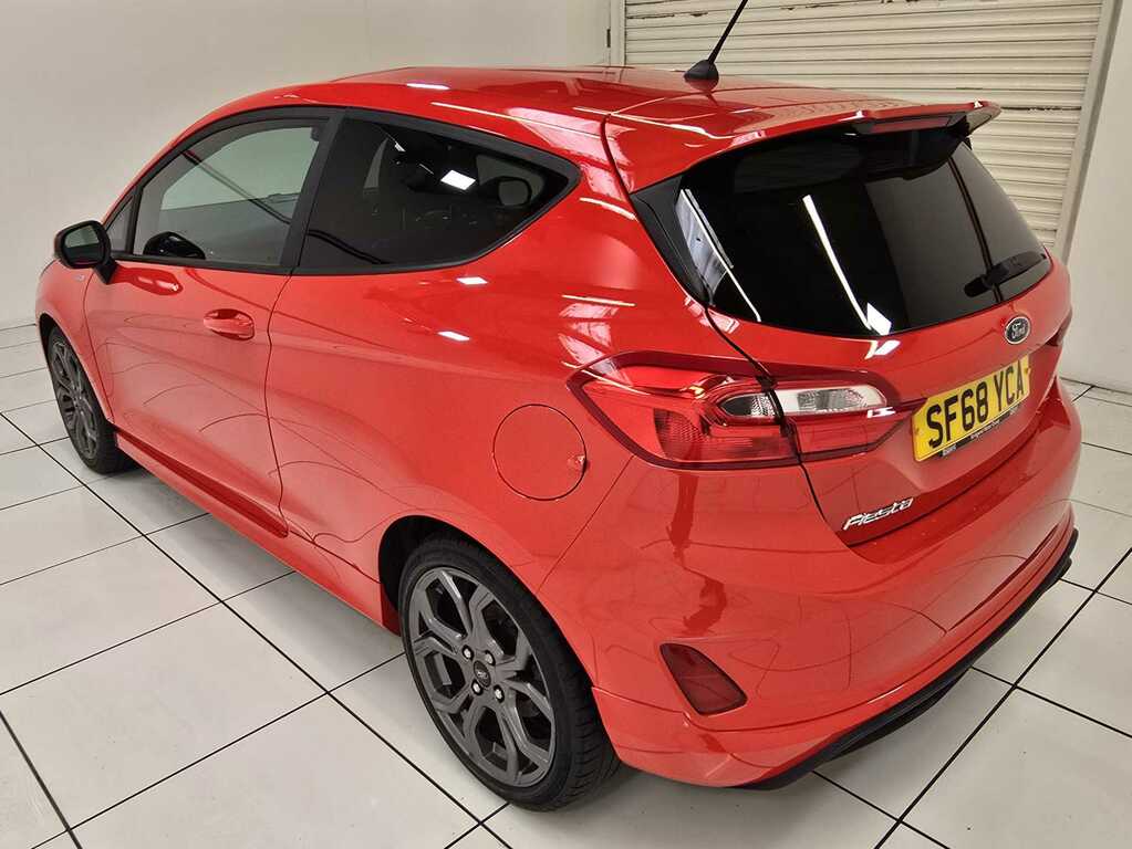 Ford Fiesta 1.0T Ecoboost Gpf St-line Hatchback SF68YCA Red #4