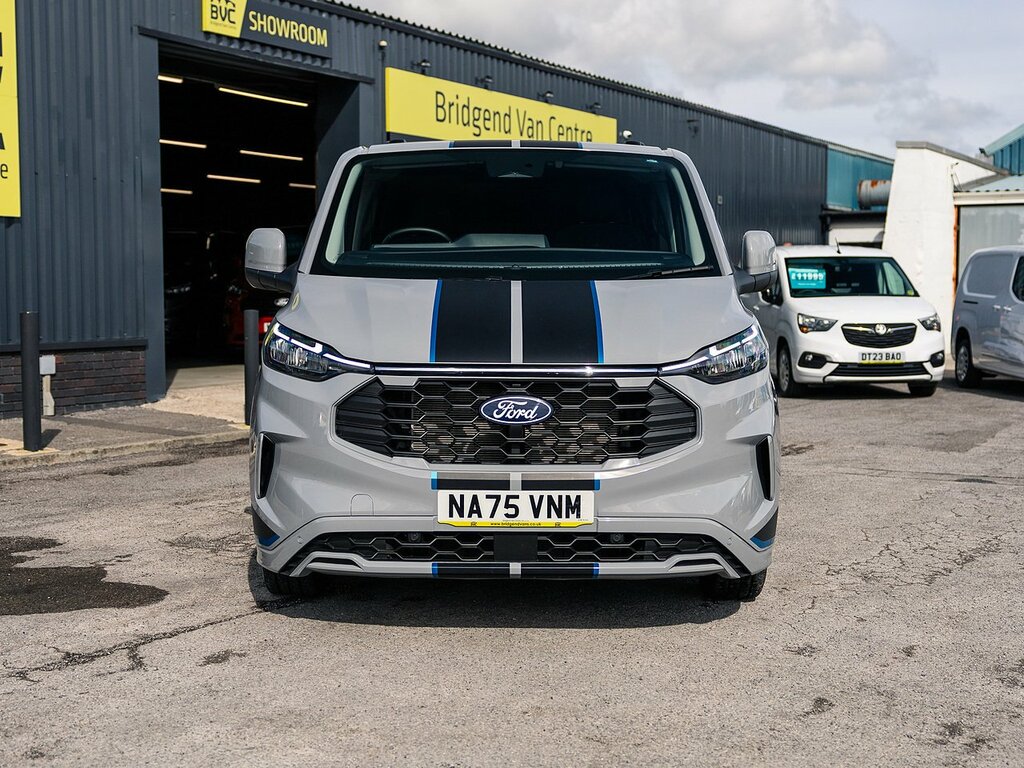 Ford Transit Custom 320 Ecoblue Sport Crew Van Double Cab A NA75VNM Grey #5