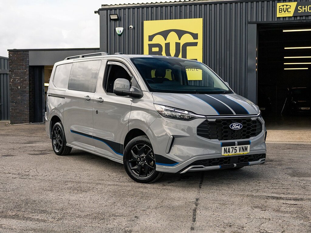 Ford Transit Custom 320 Ecoblue Sport Crew Van Double Cab A NA75VNM Grey #6