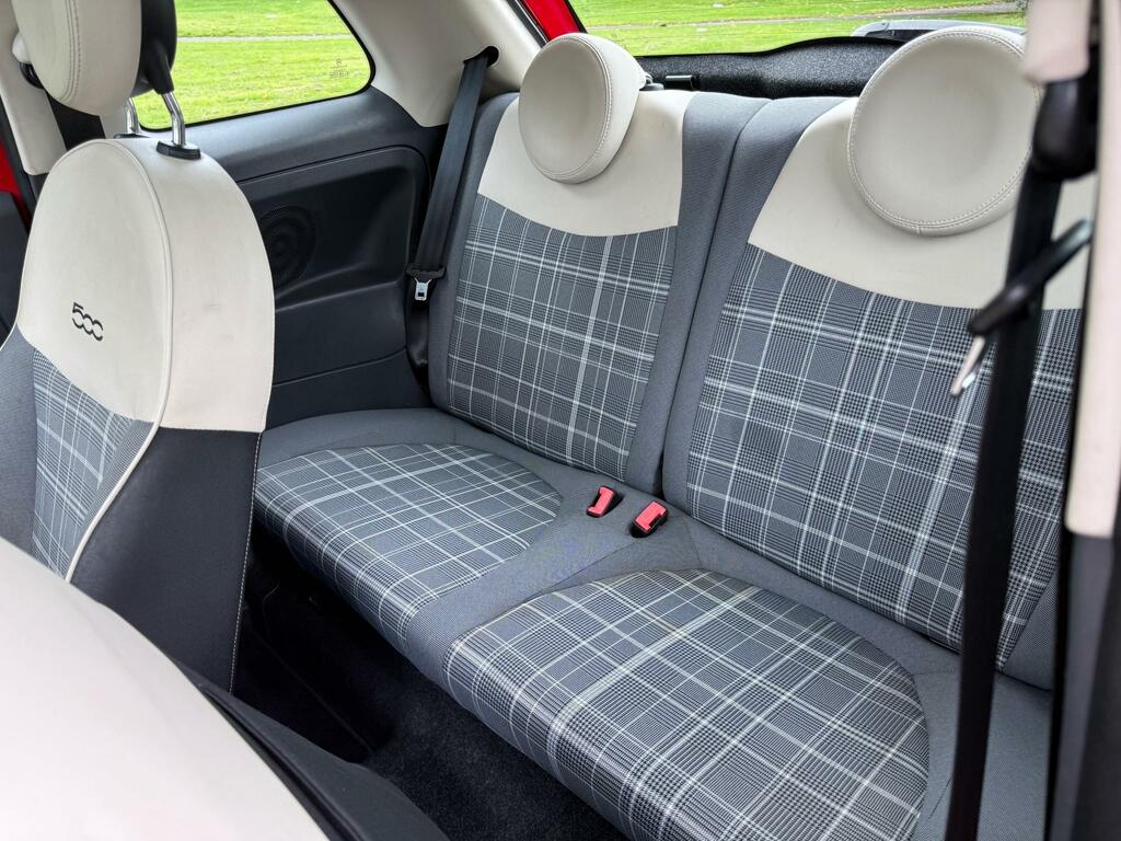 Fiat 500 Lounge Red #5
