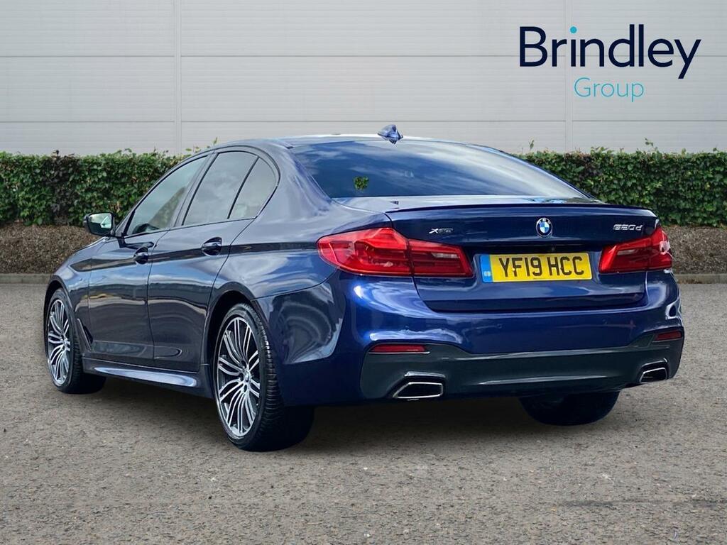 BMW 5 Series 2.0 520D M Sport Saloon Xdrive Eur Blue #3