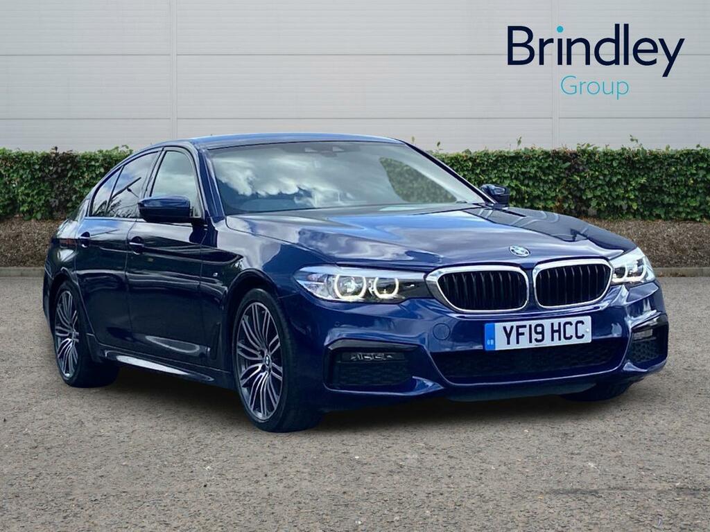 BMW 5 Series 2.0 520D M Sport Saloon Xdrive Eur Blue