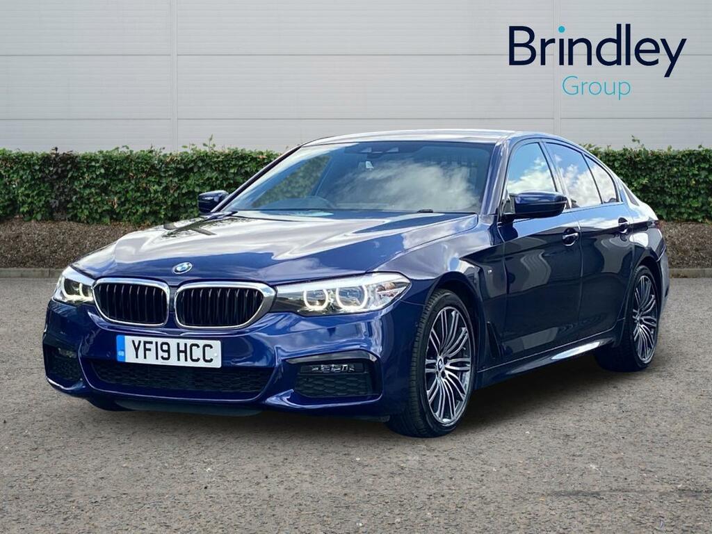 BMW 5 Series 2.0 520D M Sport Saloon Xdrive Eur Blue #2