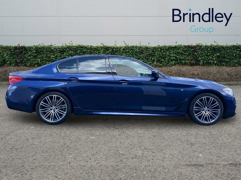 BMW 5 Series 2.0 520D M Sport Saloon Xdrive Eur Blue #6