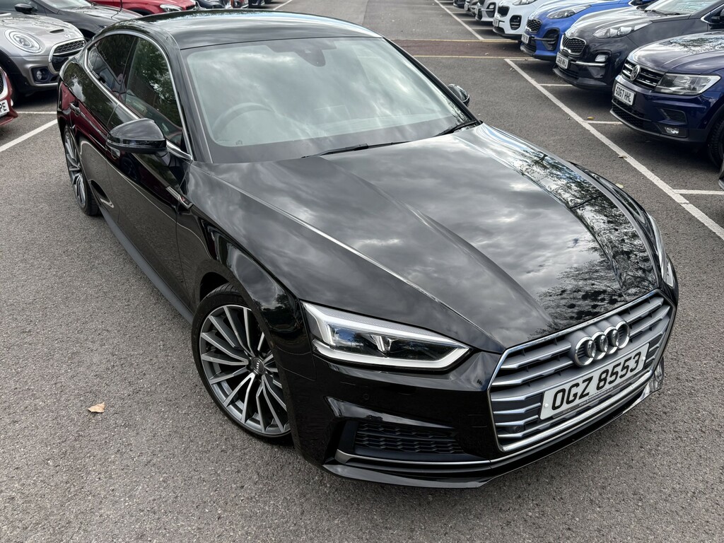 Audi A5 2.0 Tfsi 40 S Line Ulez Black #3