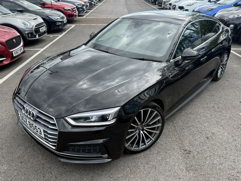 Audi A5 2.0 Tfsi 40 S Line Ulez Black #4