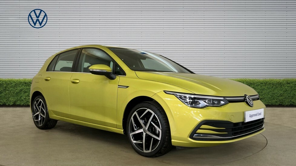 Volkswagen Golf Style Yellow