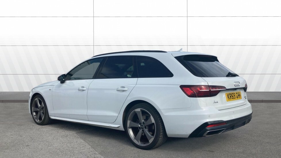 Audi A4 Black Edition White #2