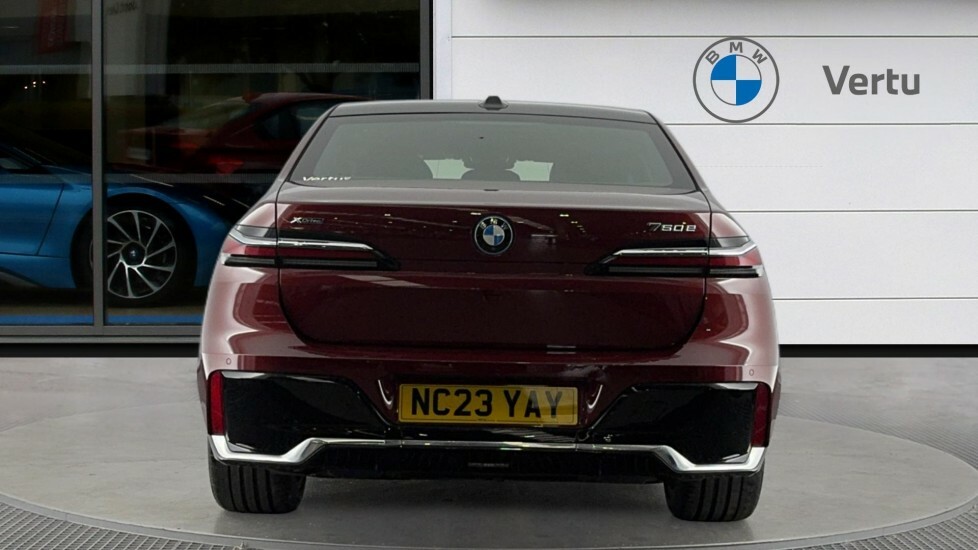 BMW 7 Series M760e Xdrive Black #14