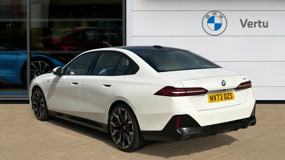 BMW 5 Series M Sport White #2