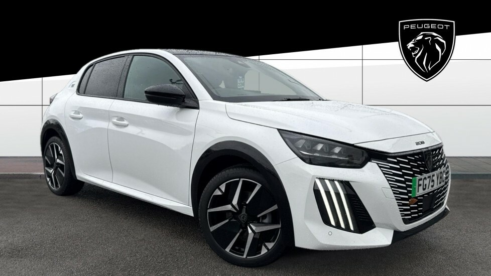 Peugeot e-208 Gt White