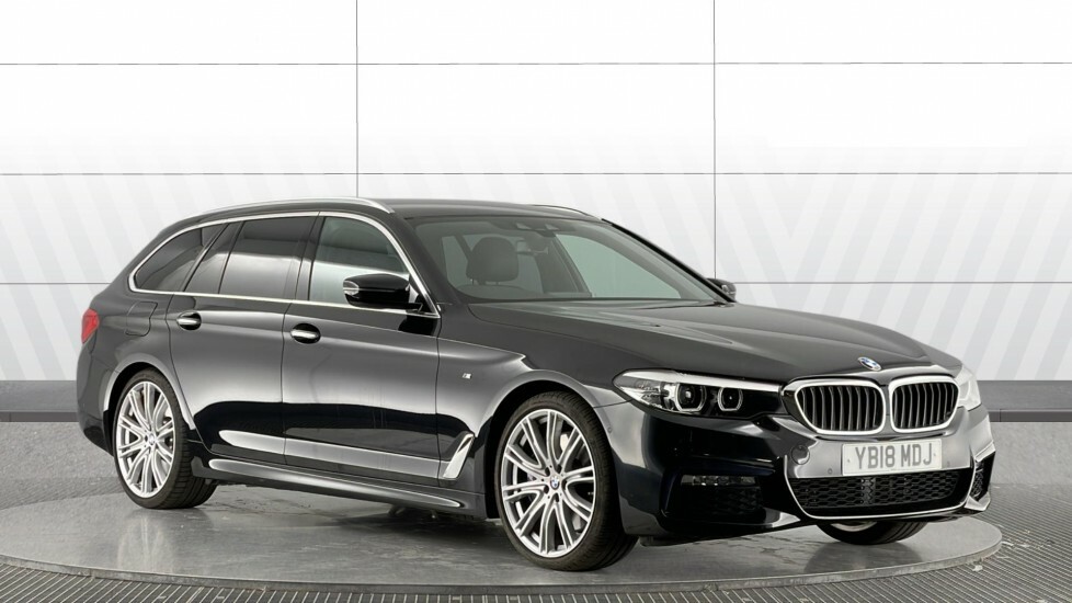 BMW 5 Series 520D M Sport Black #1