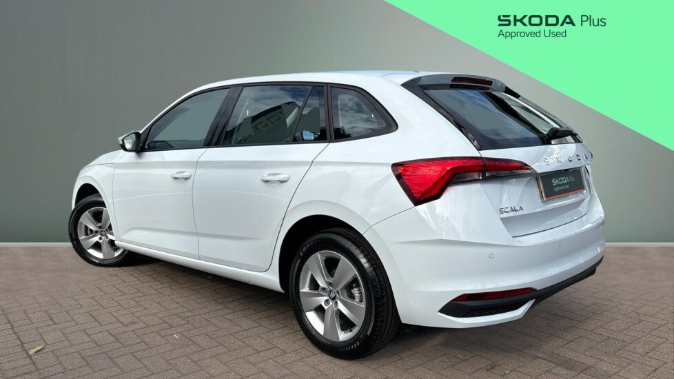 Skoda Scala Se Edition White #3