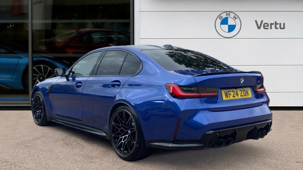 BMW M3 M3 Competition M Blue #2