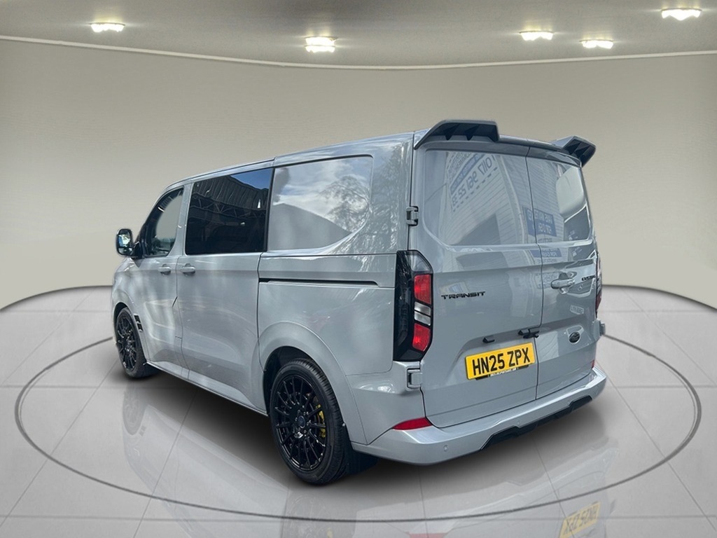 Ford Transit Custom 2.0 320 Ecoblue Limited Crew Van Double Cab Di Grey #6