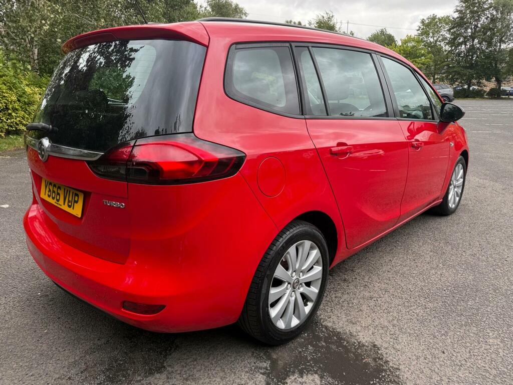 Vauxhall Zafira Tourer Mpv 1.4I Turbo Design Euro 6 201666 Red #6