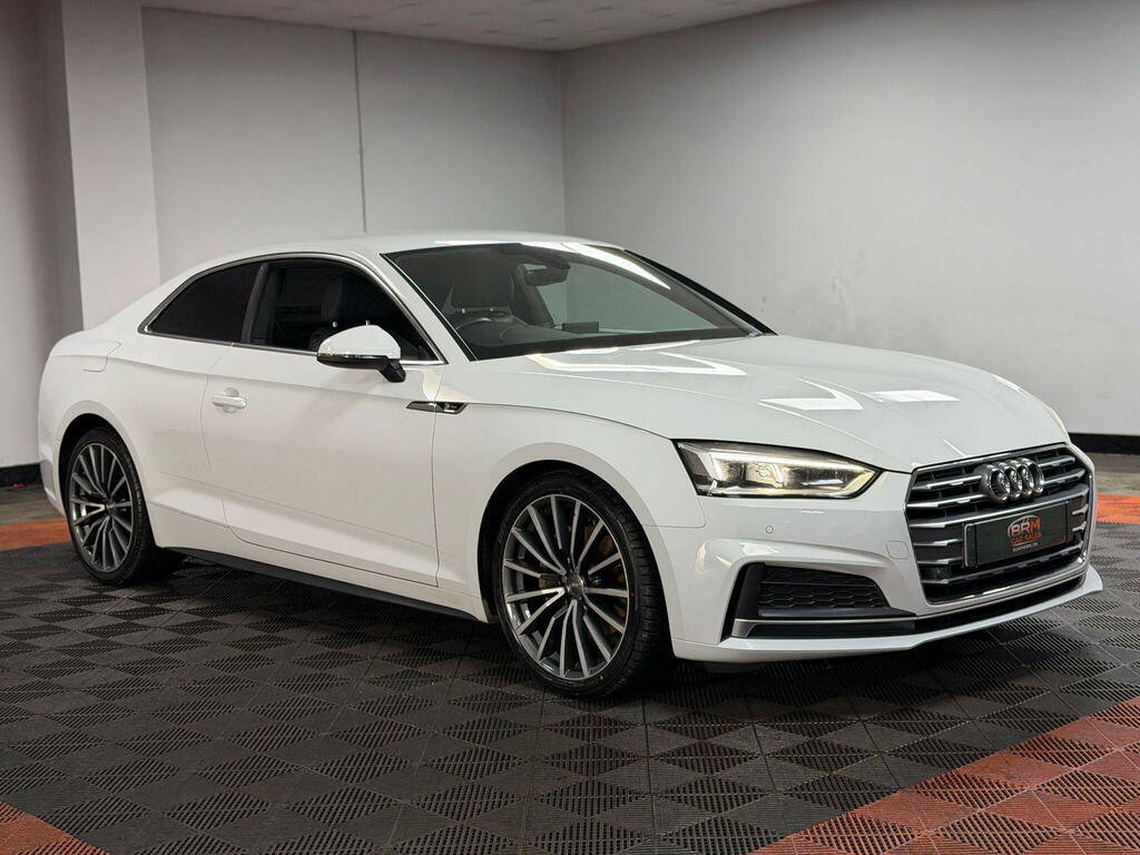 Audi A5 2.0 Tdi Ultra S Line Coupe Euro White #5
