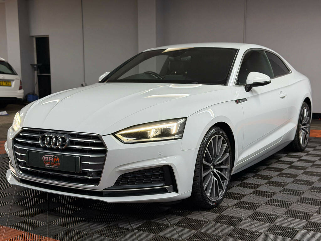 Audi A5 2.0 Tdi Ultra S Line Coupe Euro White #3