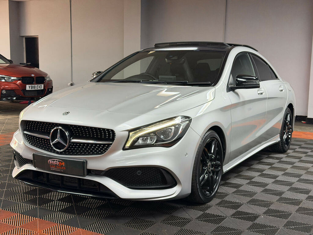 Mercedes-Benz CLA Class 2.1 Cla220d Amg Line Coupe 7G-dct Euro Silver #3