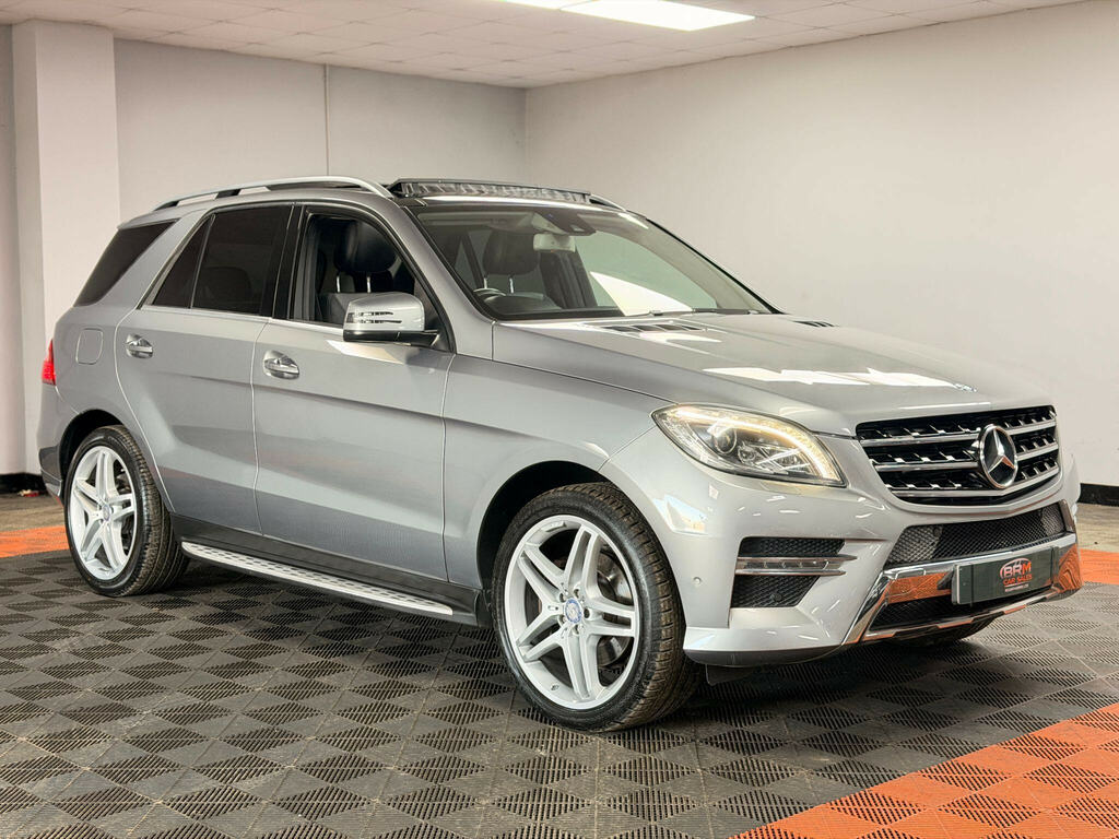 Mercedes-Benz M Class 3.0 Ml350 V6 Bluetec Amg Line Suv G-tro Silver #5